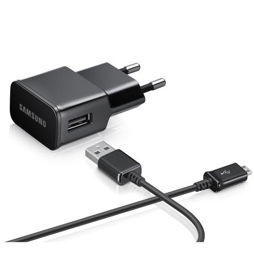 SAMSUNG UNIVERSAL TRAVEL CHARGER USB MINI BLACK 2000 MA